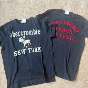 Set of 2 Abercrombie & Fitch Kids Navy T-Shirts